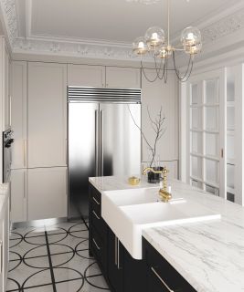 Кухонная мойка Florentina Вилладжио шампань